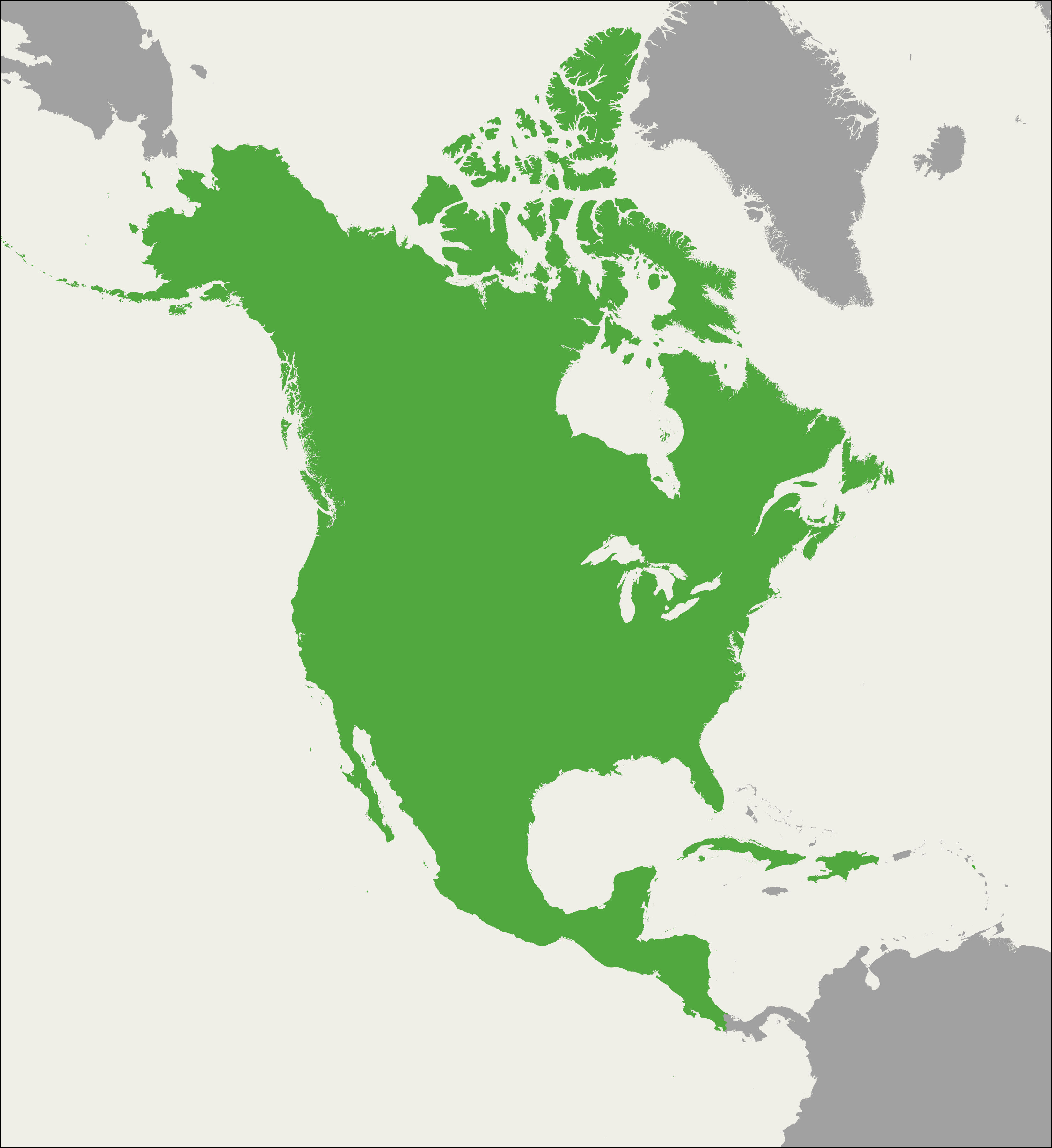 Early Church Mission: North America Map 1830